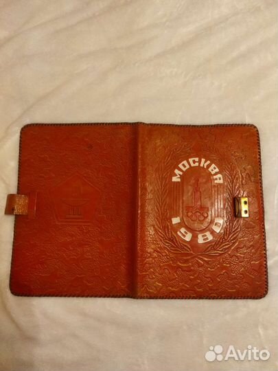 Олимпиада 80.Кожаная папка Олимпиада 80