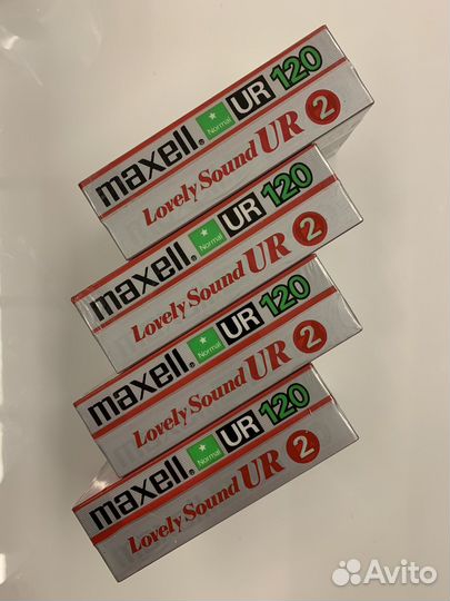 Аудиокассеты Maxell UR 120. 1985 год