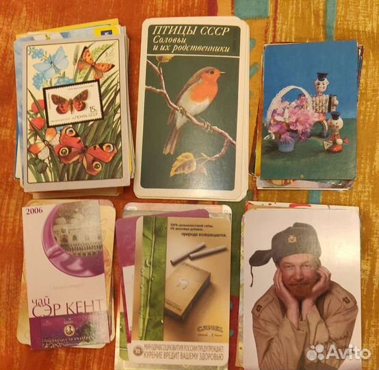 Календарики редкие