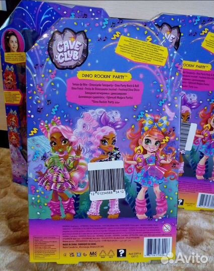 Новый Cave club Вечеринка с динозаврами Эмберли