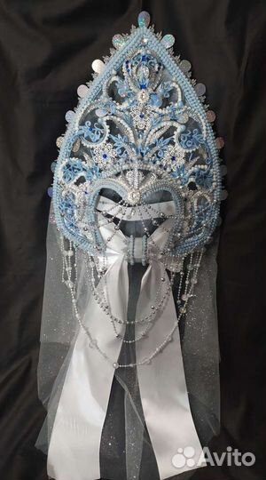 Кокошник для Снегурочки