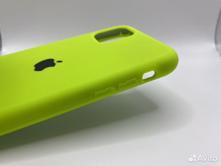Чехол на iPhone 11 Silicon Case Juicy green