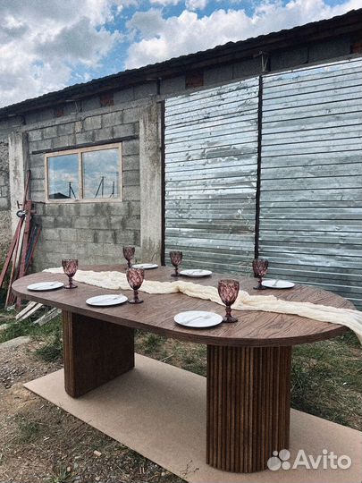 Стол обеденный из дуба раздвижной кухонный