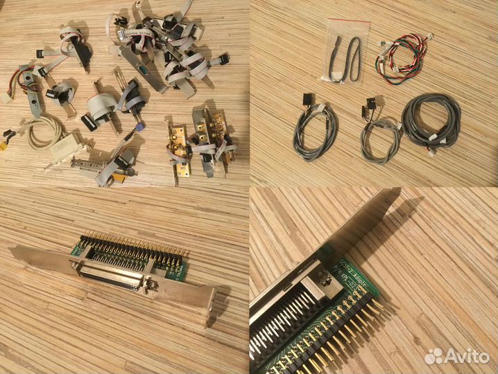 Комплектующие для корпусов - кабели, планки, перех