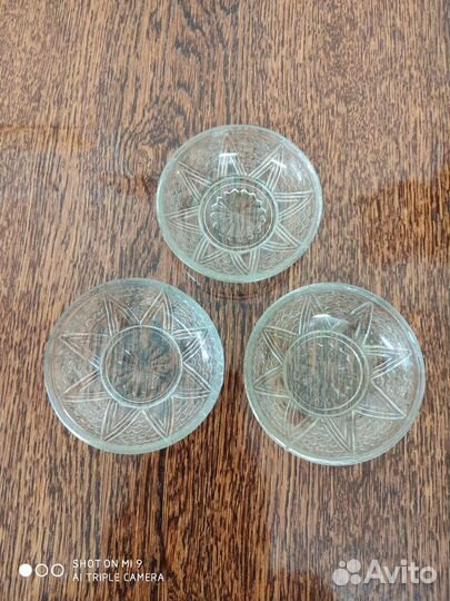 Маленькие вазочки стекло СССР