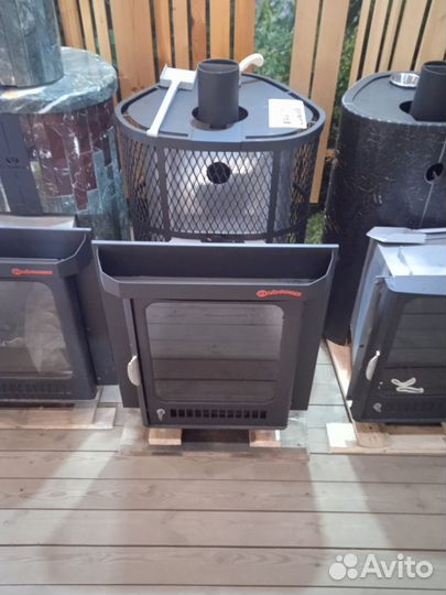 Печь для бани с закрытой каменкой