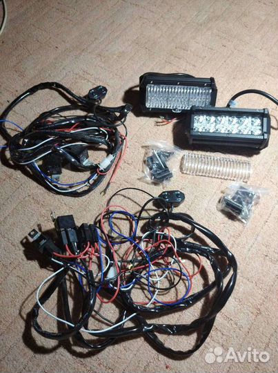 Фары универсальные, балка светодиодная