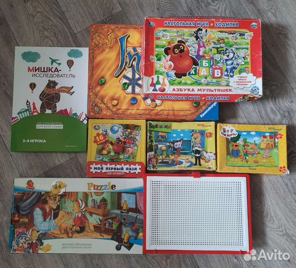 Пазлы, игры, мозаика