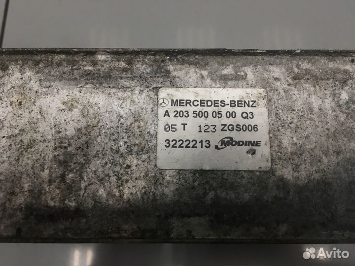 Интеркулер Mercedes W203