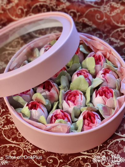 Зефирные цветы,зефир