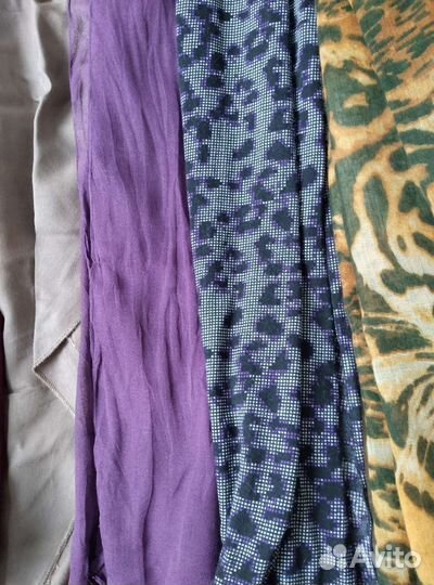 Палантины шарфы снуды б/у пакетом