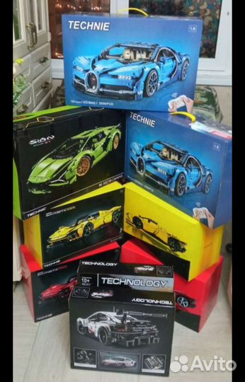 Конструктор Феррари, ламборджини, бугатти