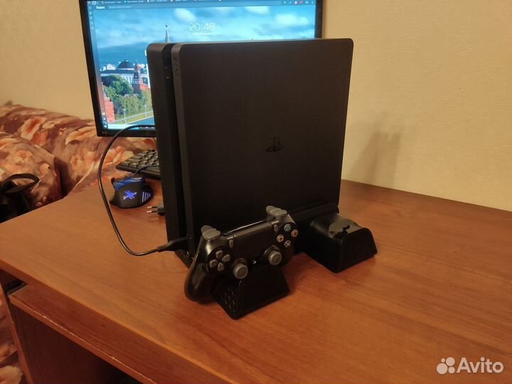 Sony playstation 4 slim 500гб + 2 тб