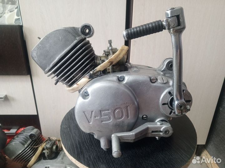 Двигатель мопеда СССР