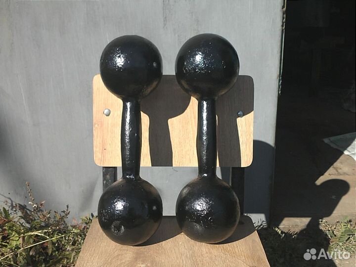 Спортивный W-образный гриф и гантели