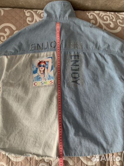 Джинсовая рубашка на девочку