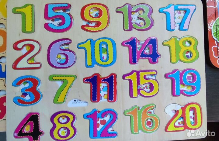 Развивающие пособия(вкладыши, пазл Ларсен)