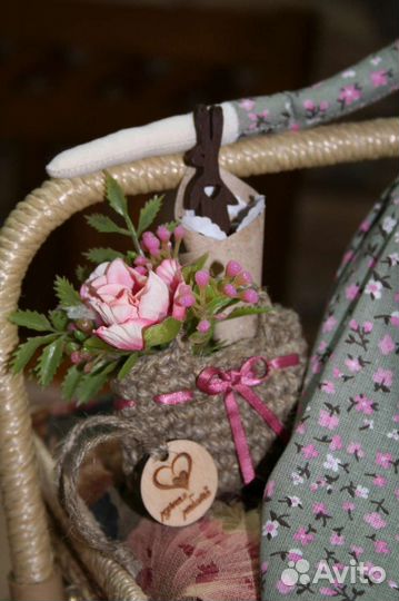 Интерьерная кукла тильда, подарок ручной работы