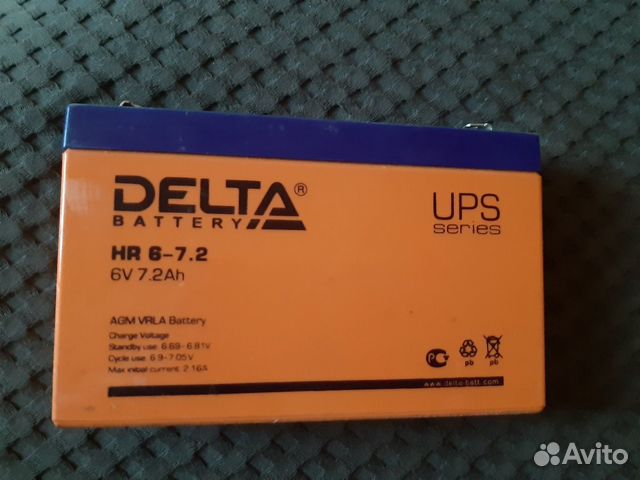 Аккумулятор Delta 6-7.2