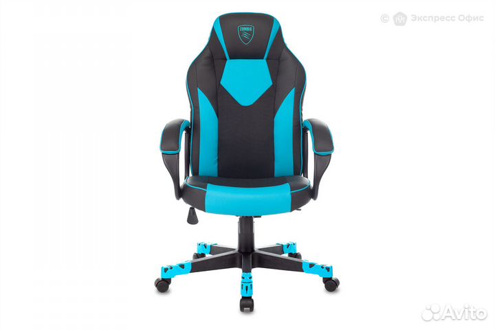 Кресло игровое Zombie Game 17 blue