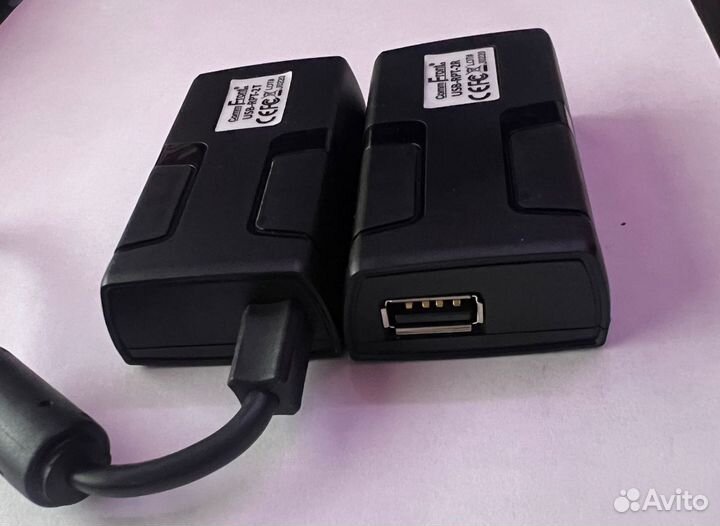 Удлинитель USB промышленный USB-RPT-2