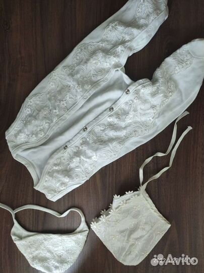 Конверт одеяло на выписку зимний плюс костюм новор