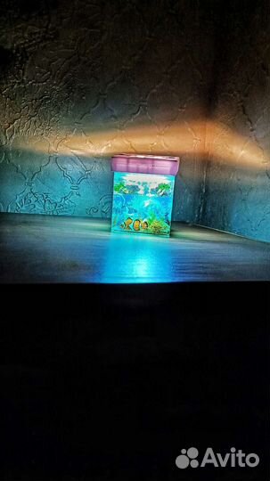 Ночник - лампа, светильник куб из эпоксидной смолы