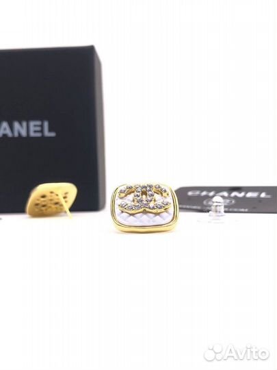 Серьги chanel