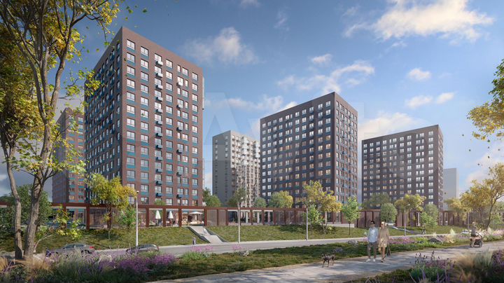 2-к. квартира, 43,6 м², 2/7 эт.