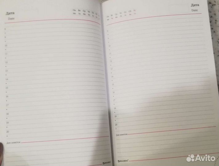 Ежедневник блокнот Brauberg