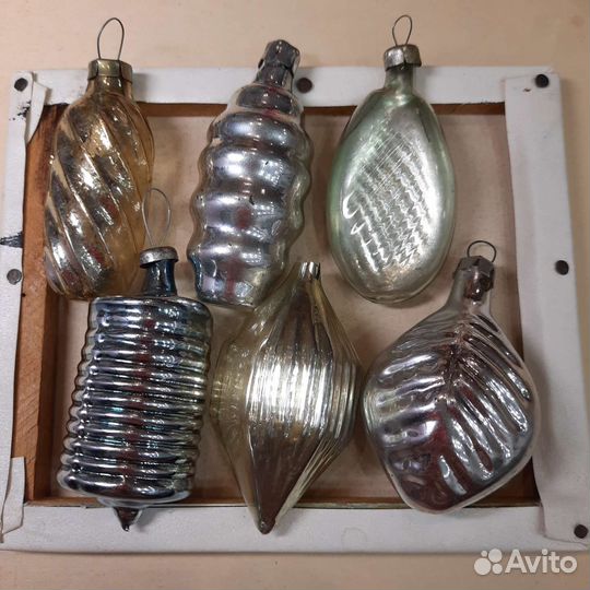 Елочные игрушки СССР под реставрацию