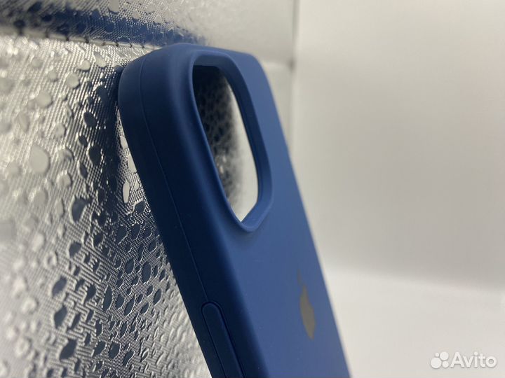 Чехол на iPhone 15 Silicon Case Ocean blue