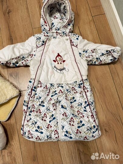 Детский зимний комбинезон на девочку