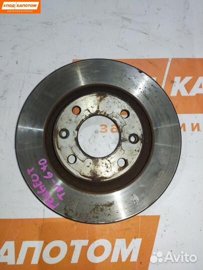 Диск тормозной передний Peugeot 208 2012