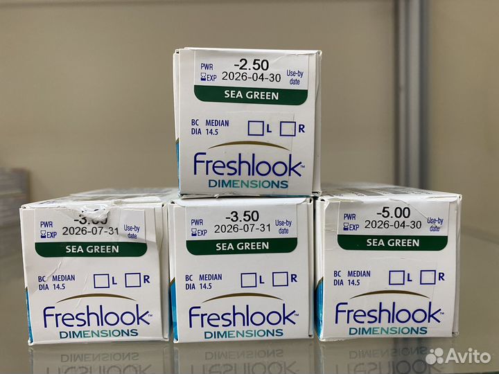 Линзы контактные цветные