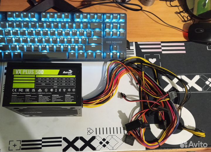 Блок питания aerocool vx plus 500w