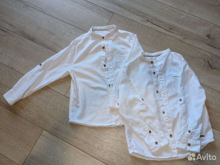 Детская белая рубашка zara