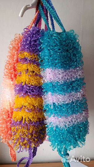 Мочалка ручной работы