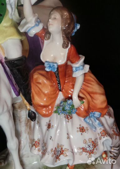Прощание. Фарфоровая статуэтка. Германия 1920-1940
