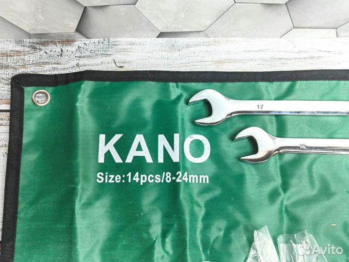 Набор гаечных ключей 8-24 мм (14 предметов)