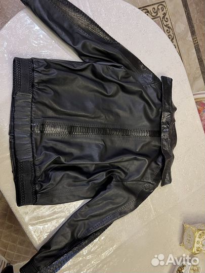 Кожаная куртка мужская