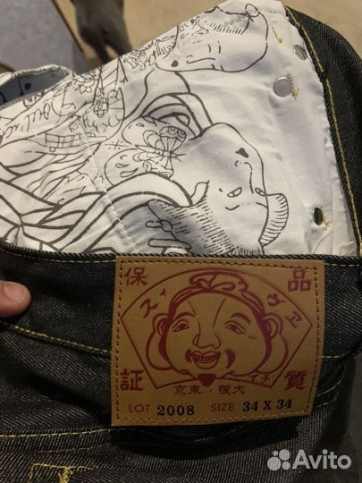Мужские джинсы Evisu