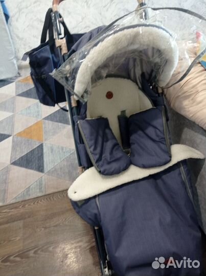 Детские санки коляска бу