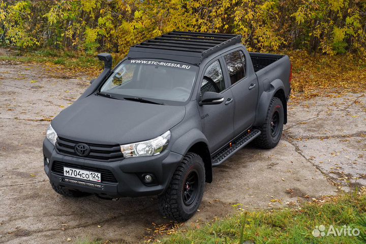 Мини силовик STC Toyota Hilux 2015-2020 с площадко