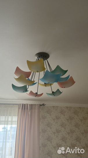 Люстра потолочная бу