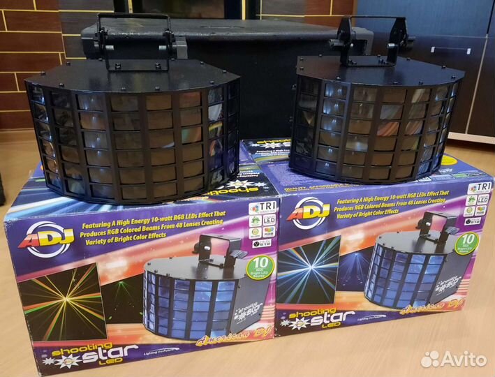 Светомузыка ADj Shooting Star LED 2ш Mic DMX Strob