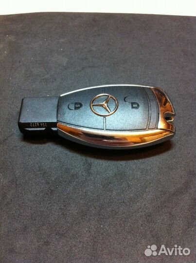 Ключ мерседес W221, mercedes W164 рыбка хром