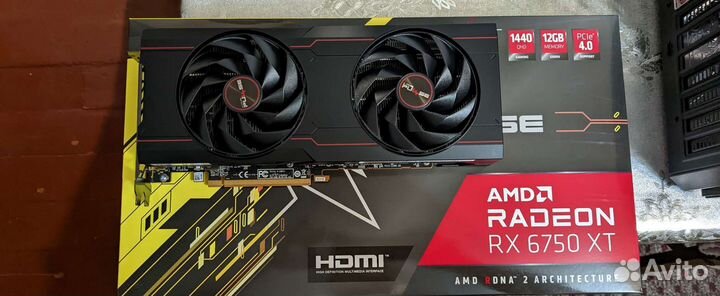 Видеокарта rx 6750 xt