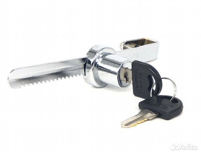 Мебельный замок витринный реечный L 120 мм