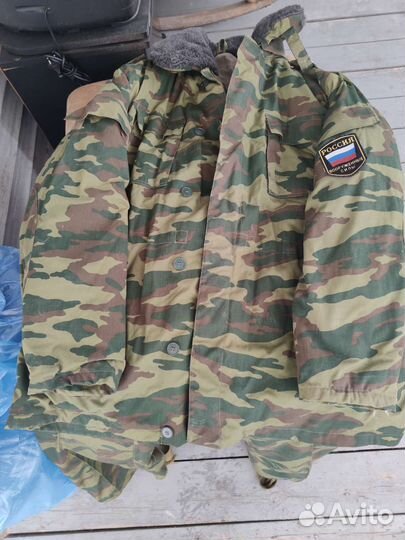Бушлат военный зимний